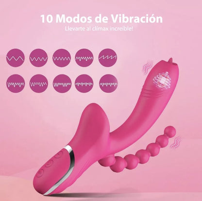 Vibrador 3 en 1