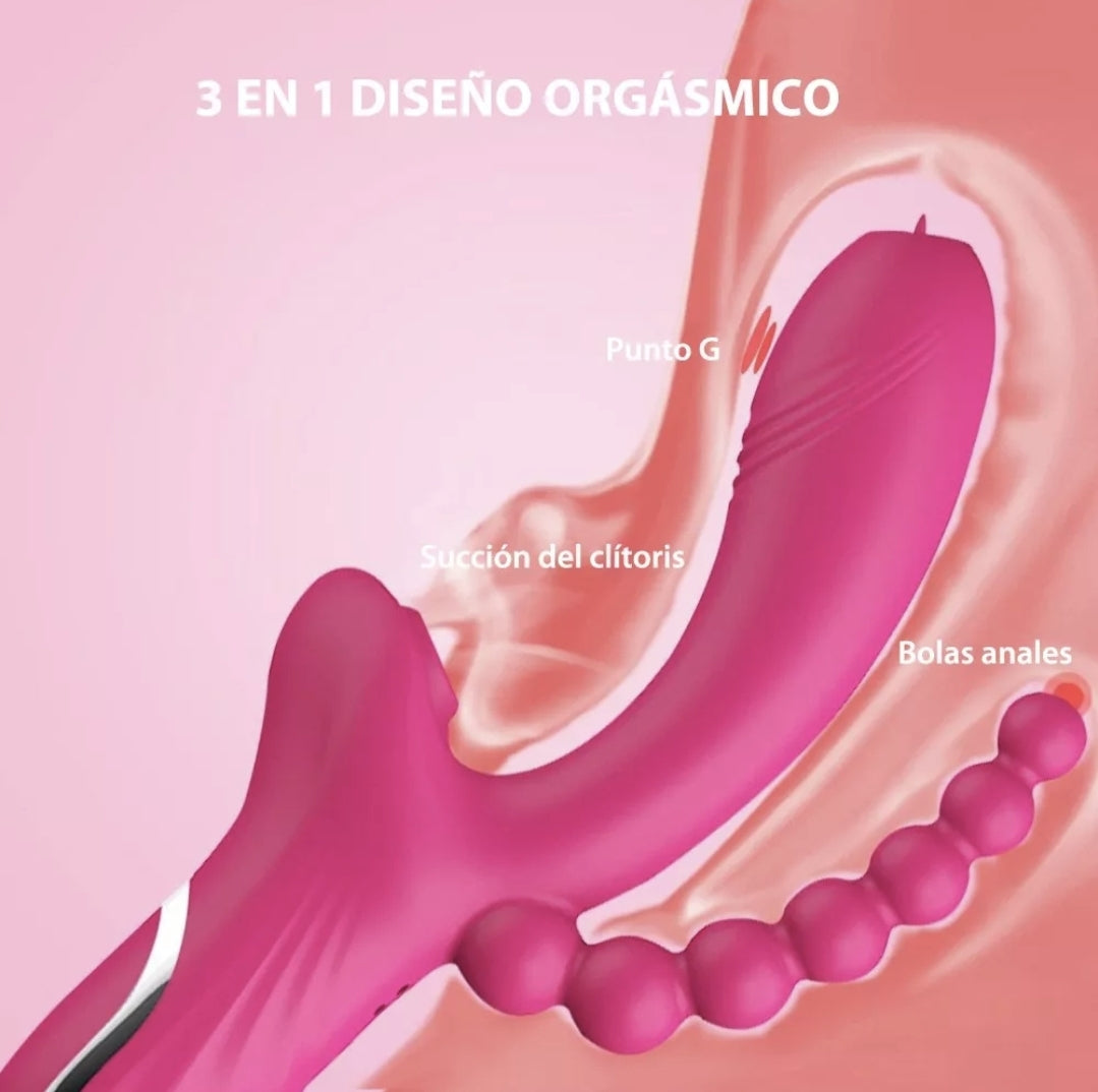 Vibrador 3 en 1