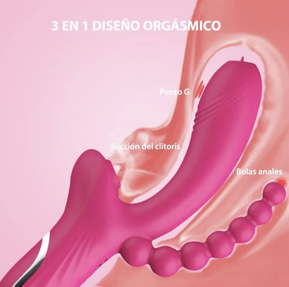 Vibrador 3 en 1