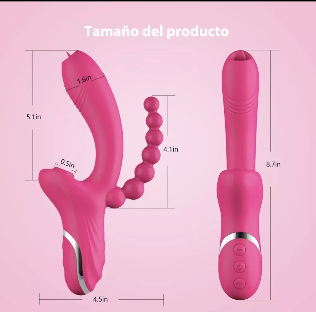 Vibrador 3 en 1