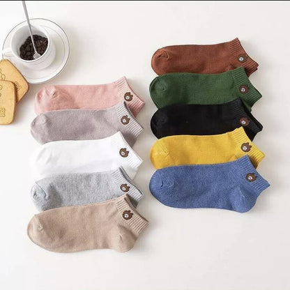 Zapatos de oso para mujer + 10 pares de calcetines