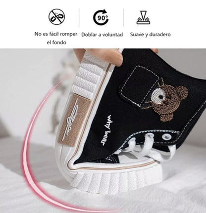 Zapatos de oso para mujer + 10 pares de calcetines