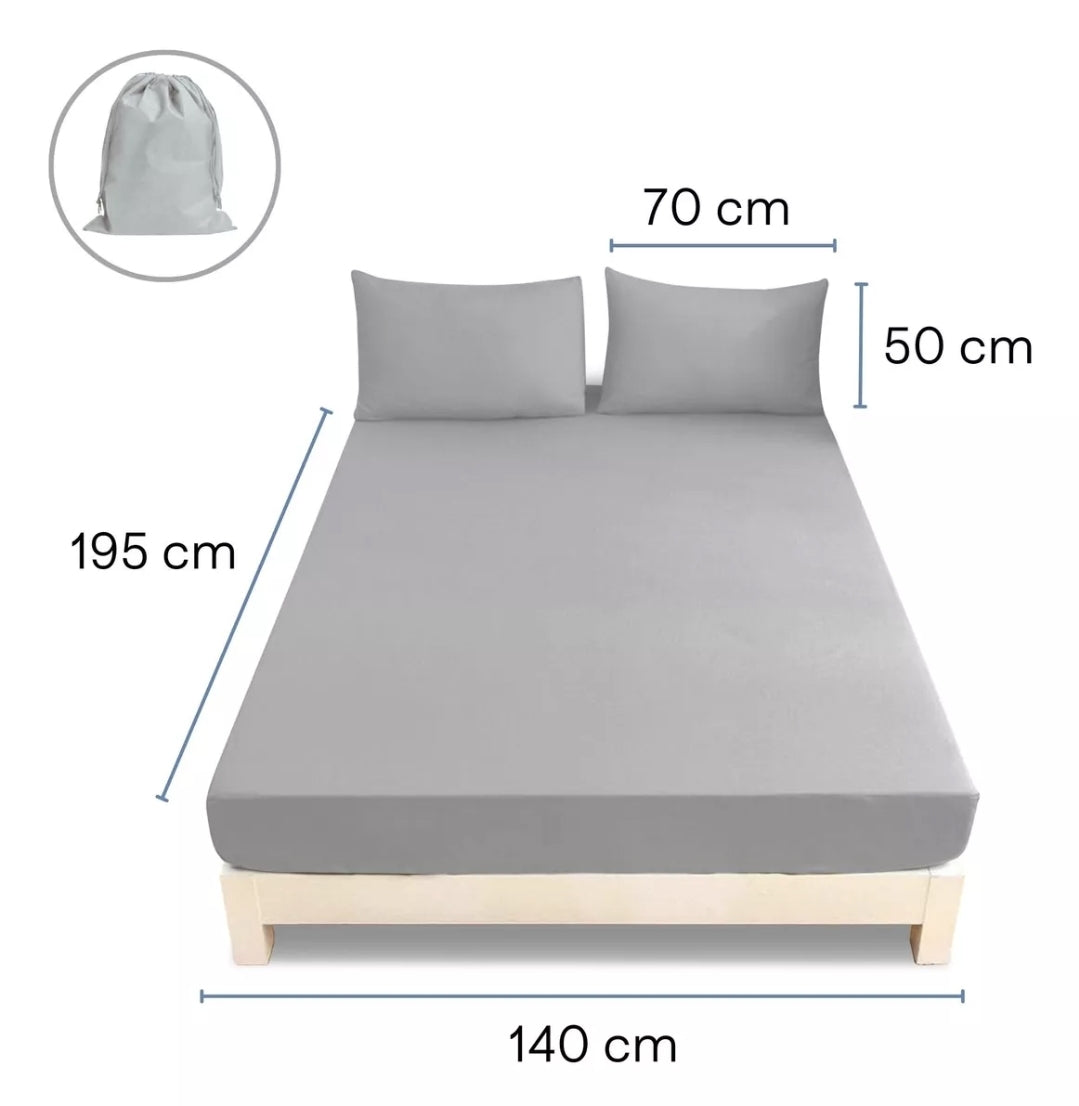 Funda con cierre MATRIMONIAL + 2 FUNDAS DE ALMOHADA