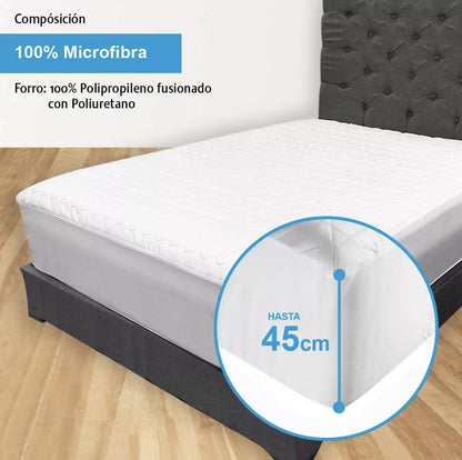 Protector cubre colchón Spring Air Comfort Basic 100% impermeable