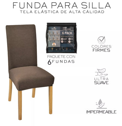 6 pz fundas protectoras para sillas