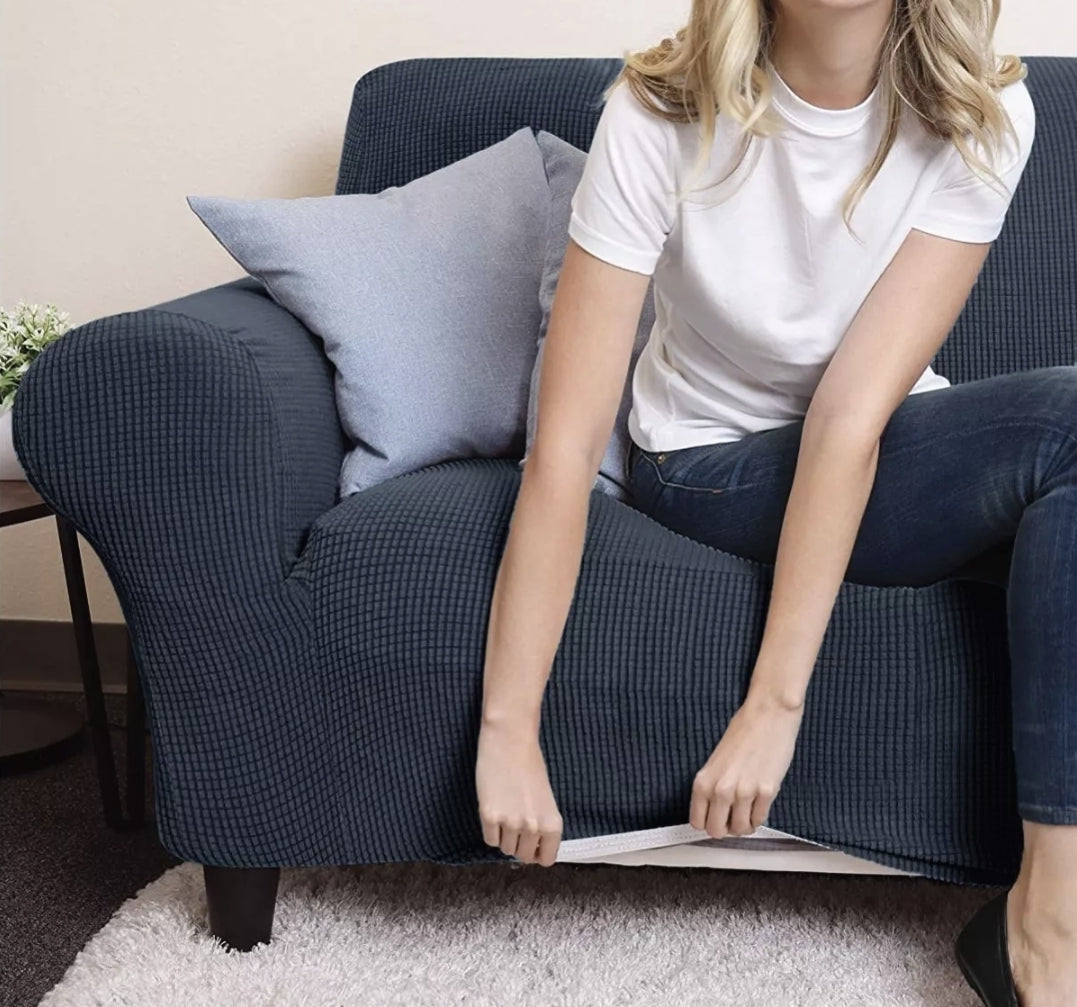 Protector cubre sala elástico 3pz