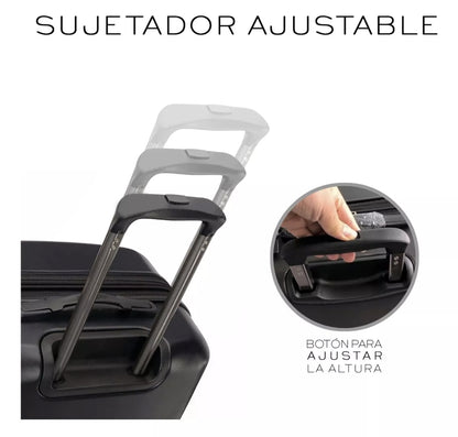 Set de 3 maletas con ruedas