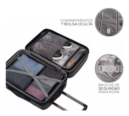 Set de 3 maletas con ruedas