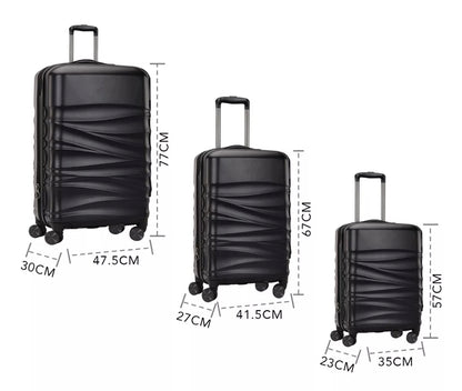 Set de 3 maletas con ruedas