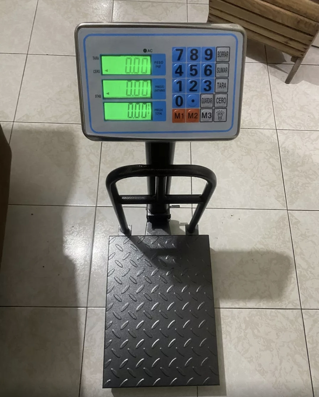 Báscula electrónica comercial 150kg
