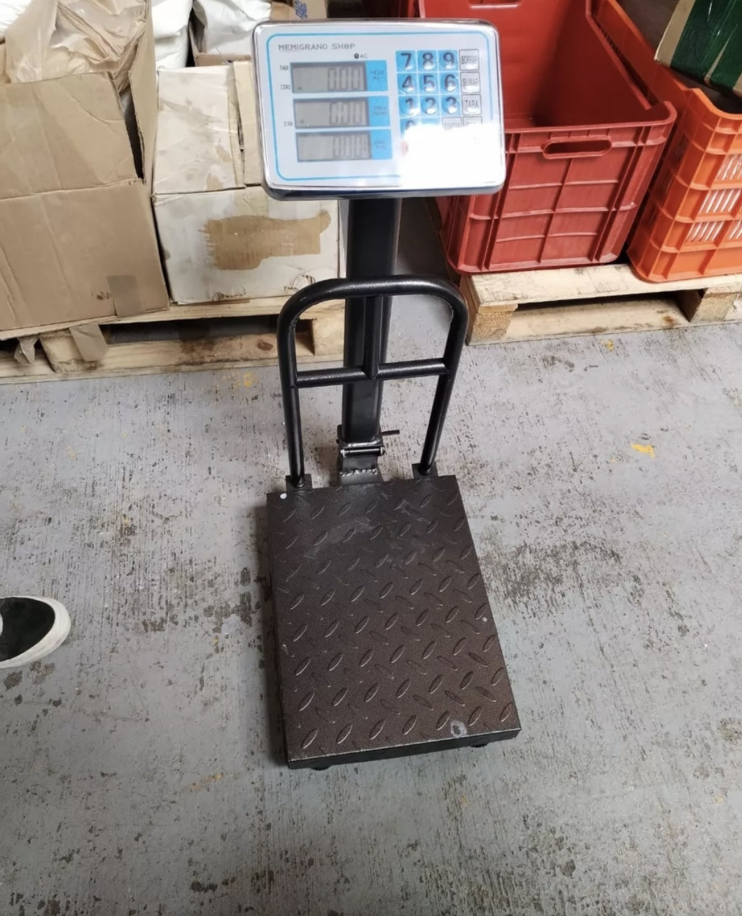 Báscula electrónica comercial 150kg
