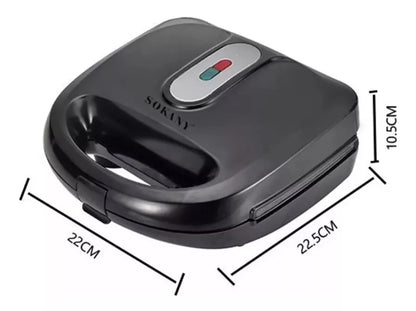 Máquina 6 en 1 Waffles + Sándwiches + Donas + Paninis + Tortas