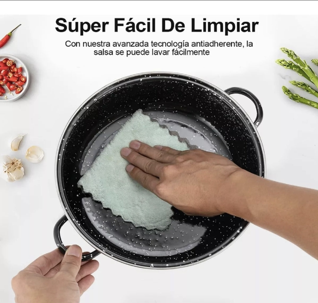Batería de cocina / juego de ollas con tapa