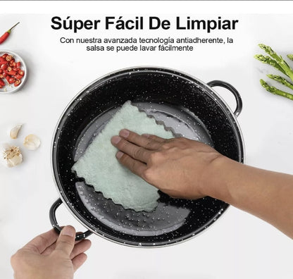 Batería de cocina / juego de ollas con tapa