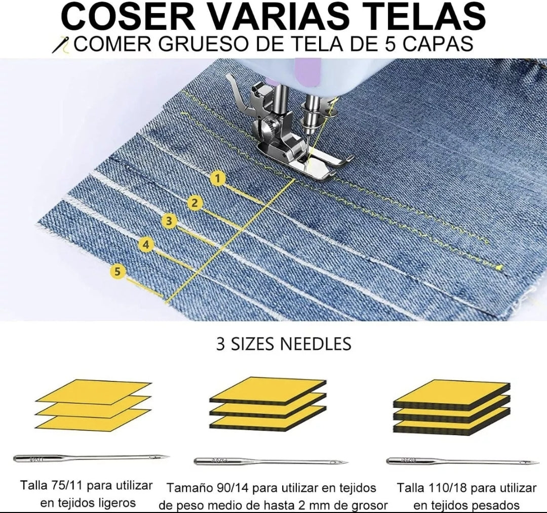 Máquina de coser eléctrica SET 115PZ