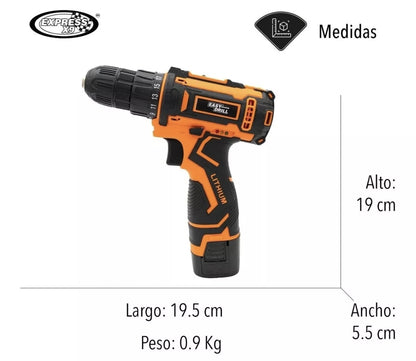 Taladro atornillador inalámbrico