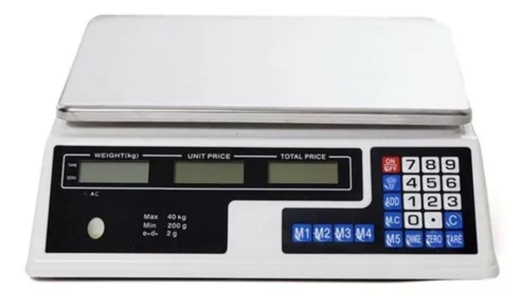 Báscula comercial digital 40kg