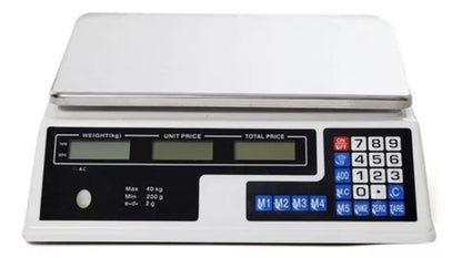Báscula comercial digital 40kg
