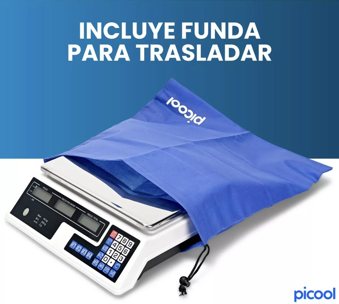 Báscula comercial digital 40kg