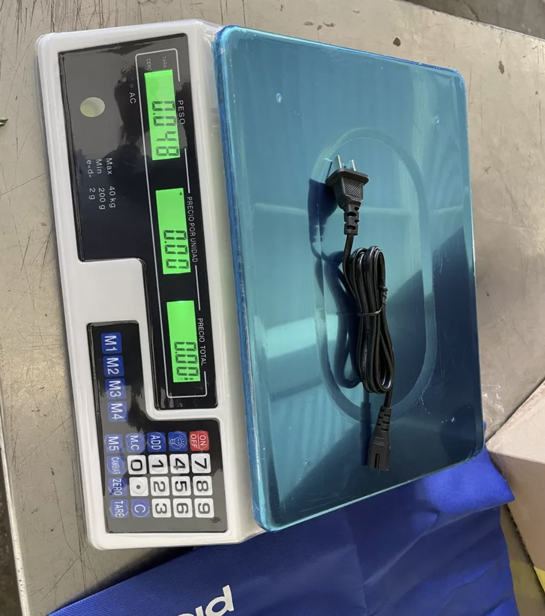 Báscula comercial digital 40kg