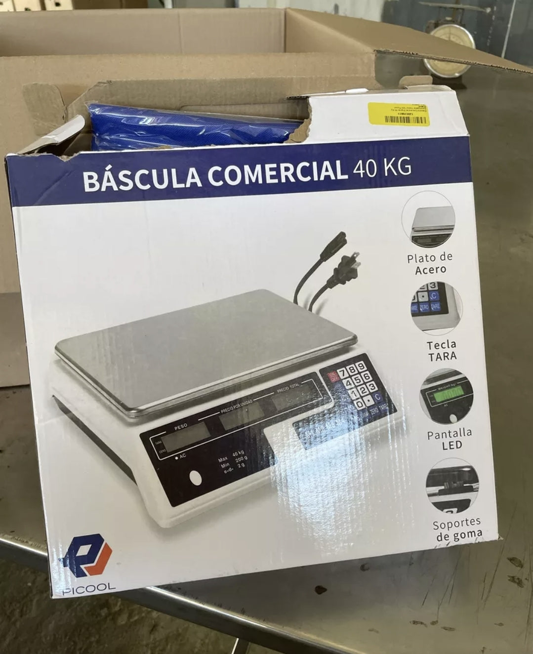 Báscula comercial digital 40kg