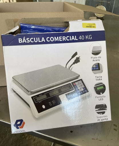 Báscula comercial digital 40kg