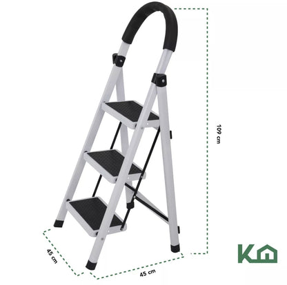 Escalera de tijera plegable 3 escalones