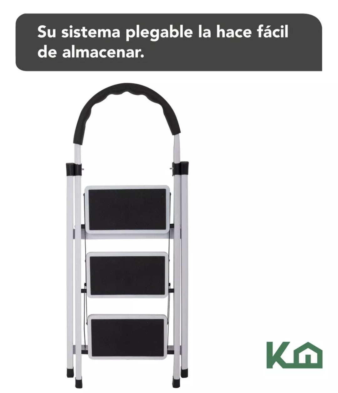 Escalera de tijera plegable 3 escalones