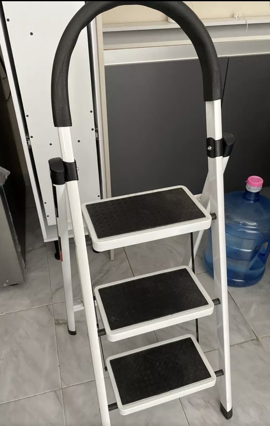 Escalera de tijera plegable 3 escalones