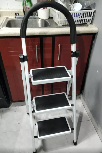 Escalera de tijera plegable 3 escalones