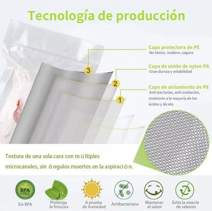 Selladora al vacío Vacuum Sealer + 120 bolsas