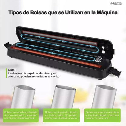 Selladora al vacío Vacuum Sealer + 120 bolsas