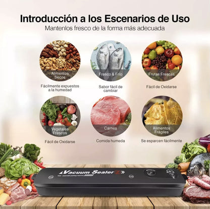 Selladora al vacío Vacuum Sealer + 120 bolsas
