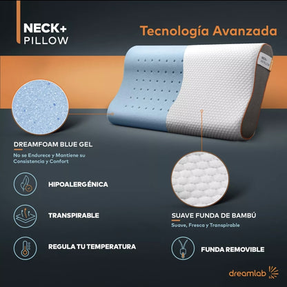Almohada ortopédica cervical Memory Foam
