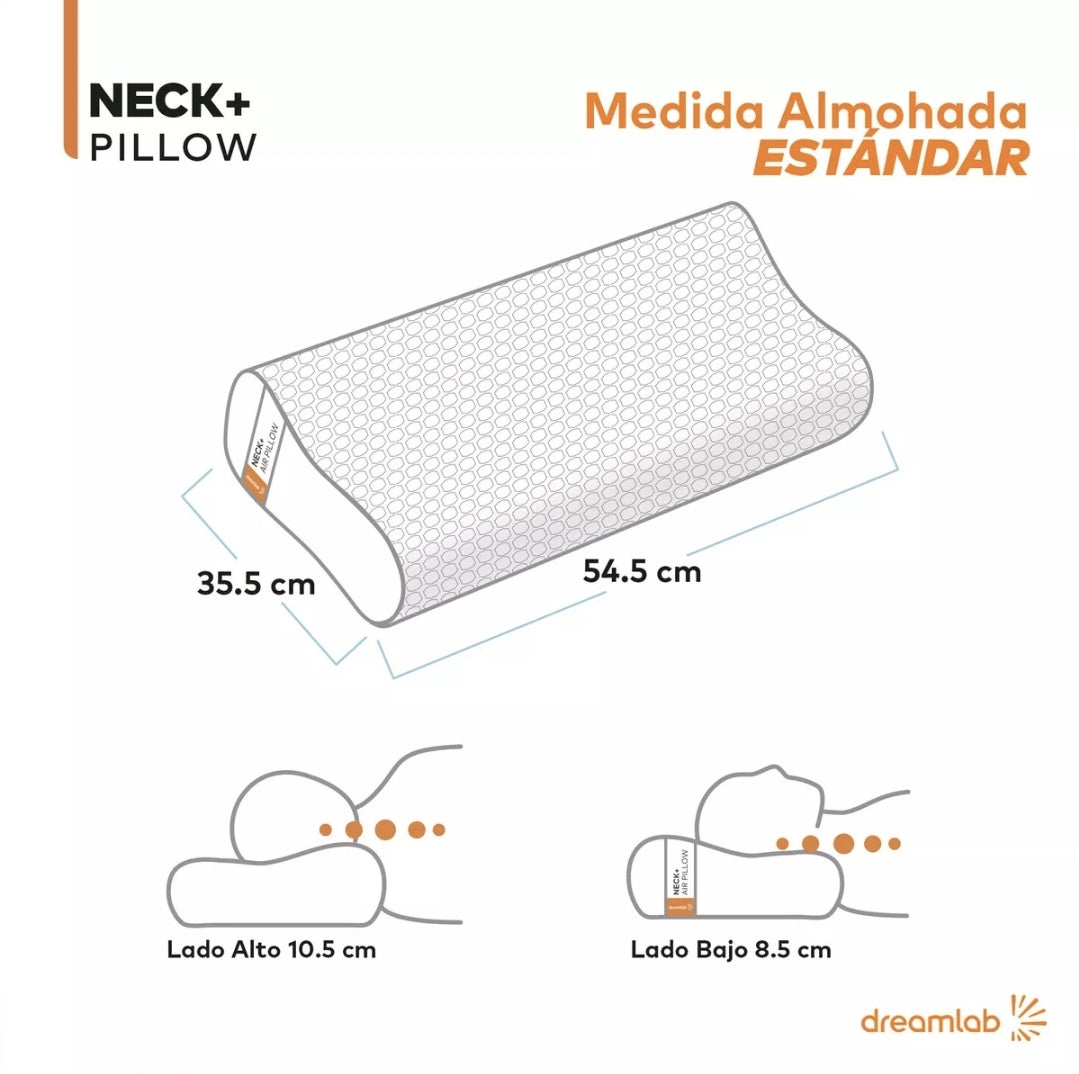 Almohada ortopédica cervical Memory Foam
