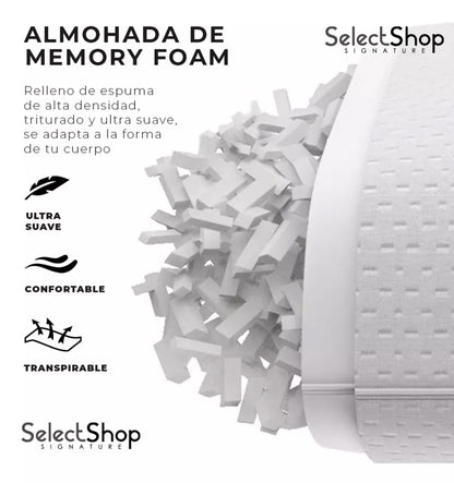 Almohada Memory Foam estándar