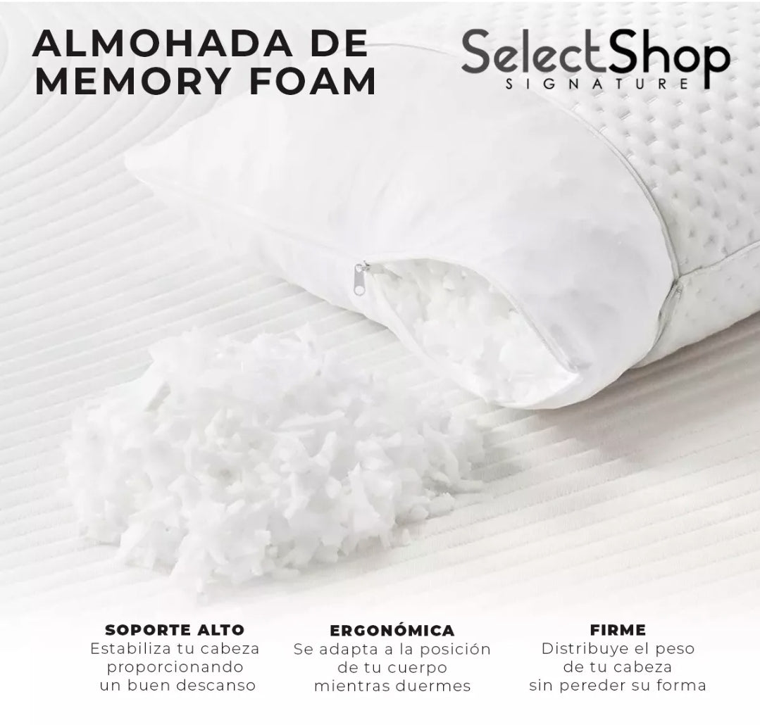 Almohada Memory Foam estándar