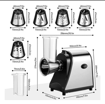 Rallador de verduras eléctrico 200w