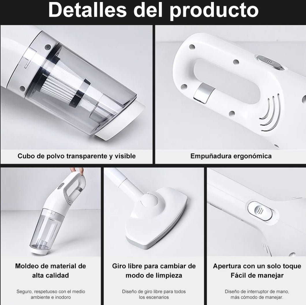 Aspiradora portátil inalámbrica