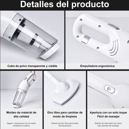 Aspiradora portátil inalámbrica