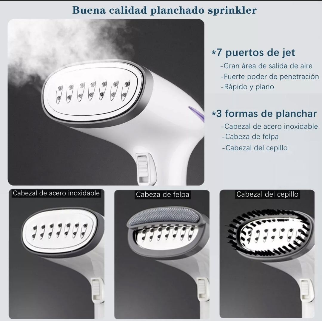 Plancha de vapor vertical portátil