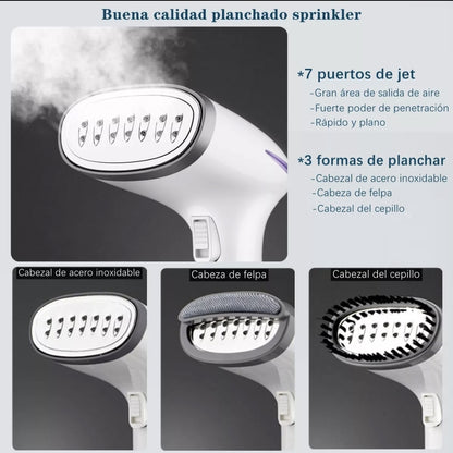 Plancha de vapor vertical portátil