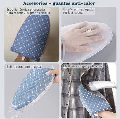 Plancha de vapor vertical portátil