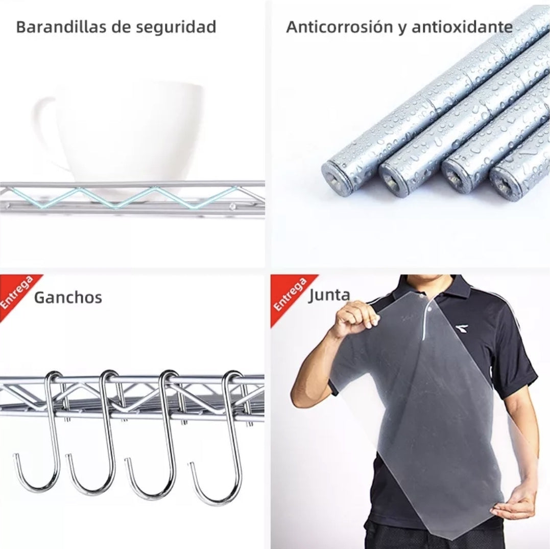 Rack metálico multiusos