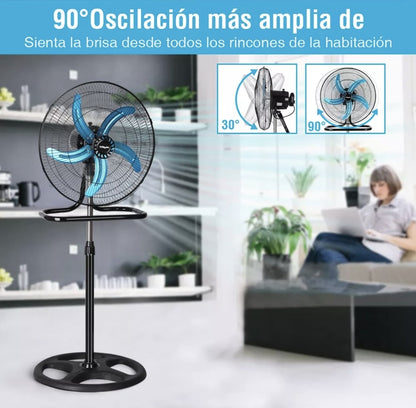 Pack de 2 piezas Ventilador industrial 3 en 1 Yyugolo 70w
