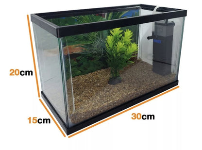 Kit acuario equipado de 10L