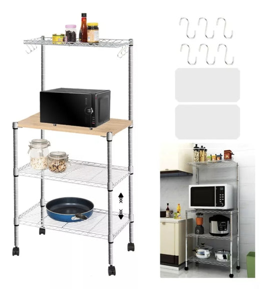 Estante de cocina para microondas