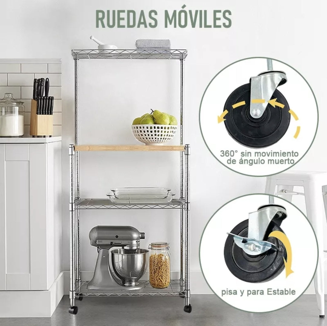Estante de cocina para microondas