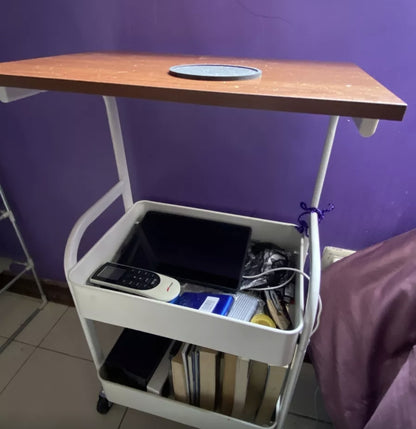 Carrito de almacenamiento con ruedas 3 niveles