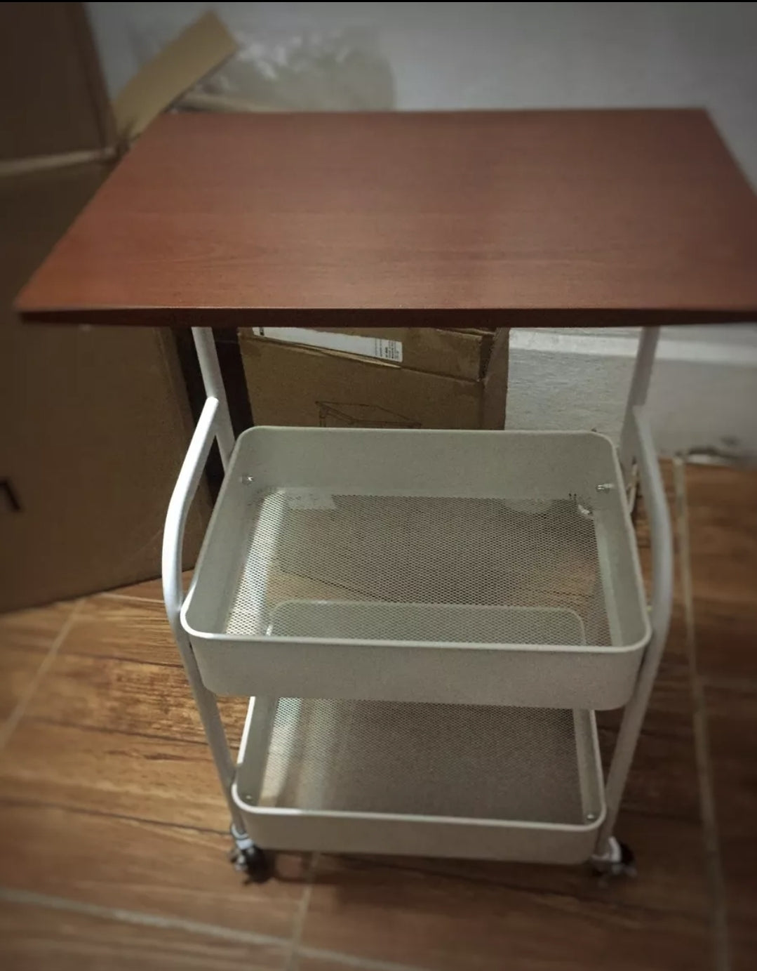 Carrito de almacenamiento con ruedas 3 niveles